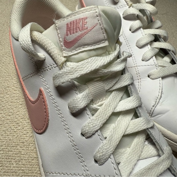 Nike Court Royal White and Pink Sneakers Classic Design - Picture 7 of 9